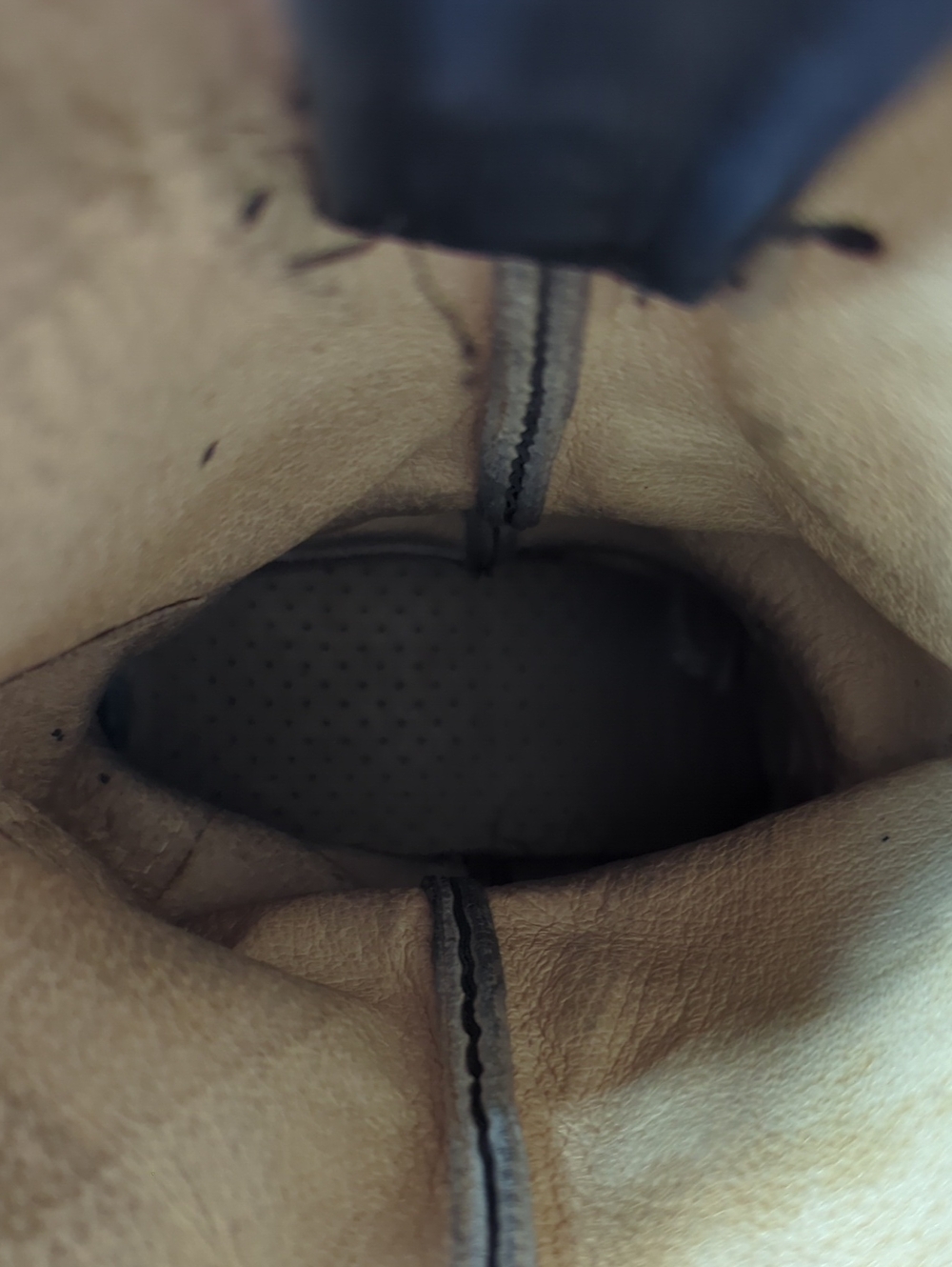 Frye Black Leather Cowboy Boots with Natural Leather Lining - Picture 11 of 11